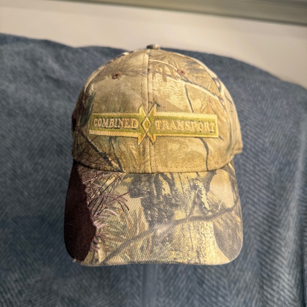 Vintage Dri Duck Wildlife Series Camo Embroidered Baseball Cap Hat Mens